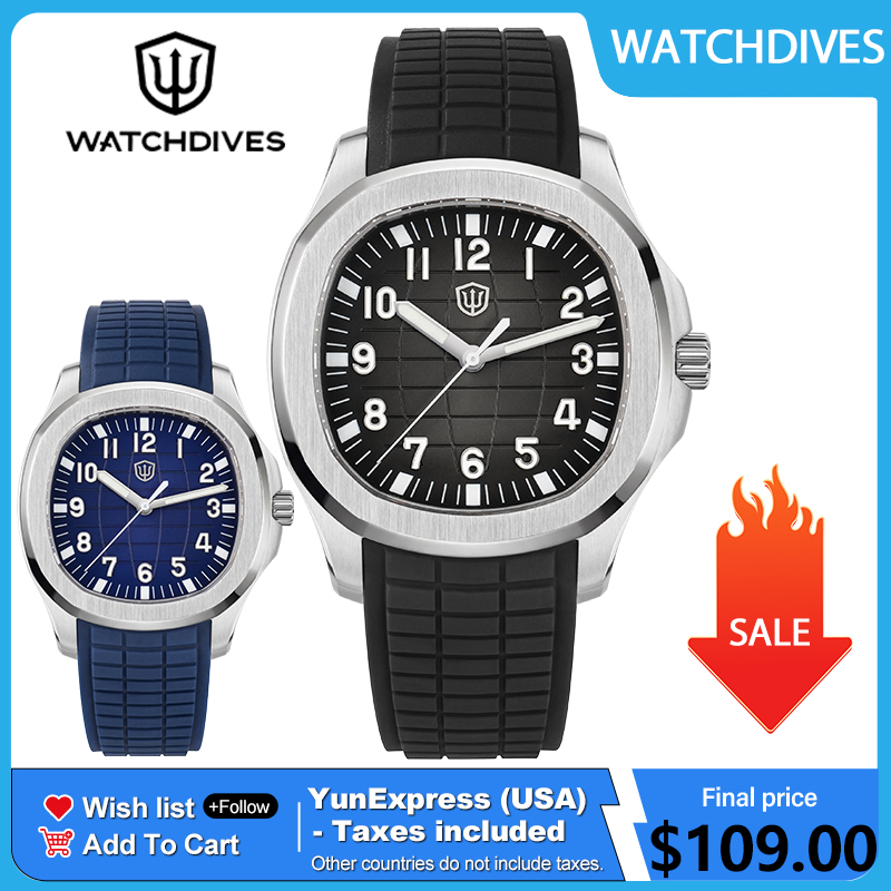 Vintage Pocket Watch - Watchdives WD008 38mm Dive Men Watch
