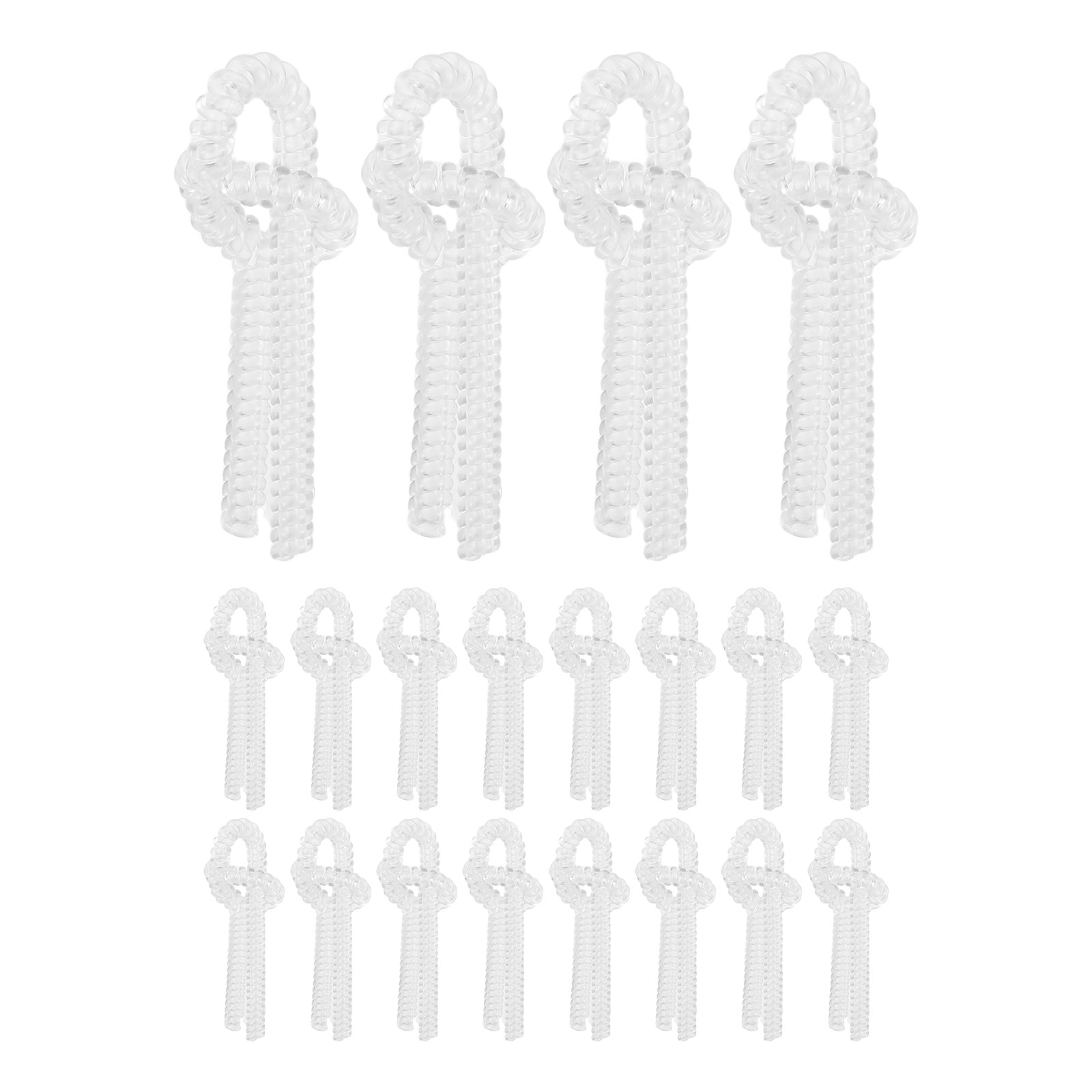 20Pcs Clear Rings Adjuster Inv - Jewelry Repair & Watches Photos review and price