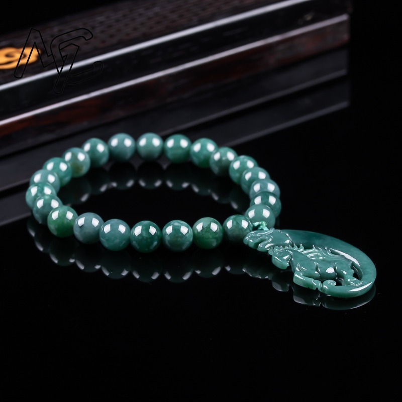 Natural Jadeite Blue Water Zod - Jewelry & Watches Store review and price