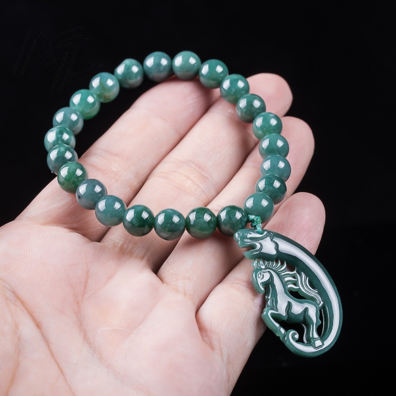 Natural Jadeite Blue Water Zod - Jewelry & Watches Store review and price