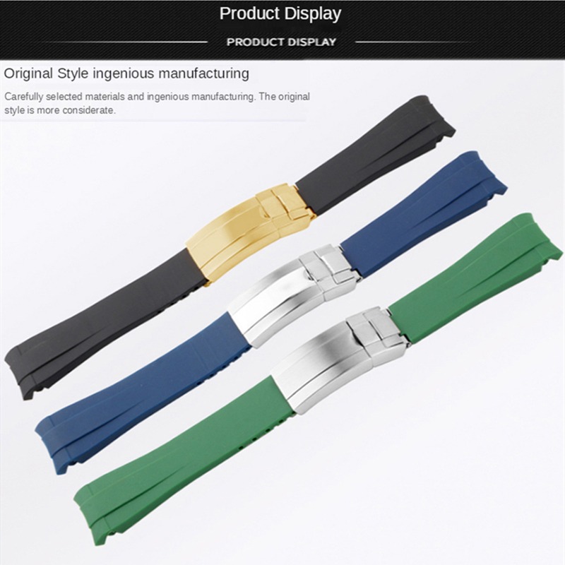 For Rolex 20mm Silicone Watch  - Rolex Watch Submariner review and price