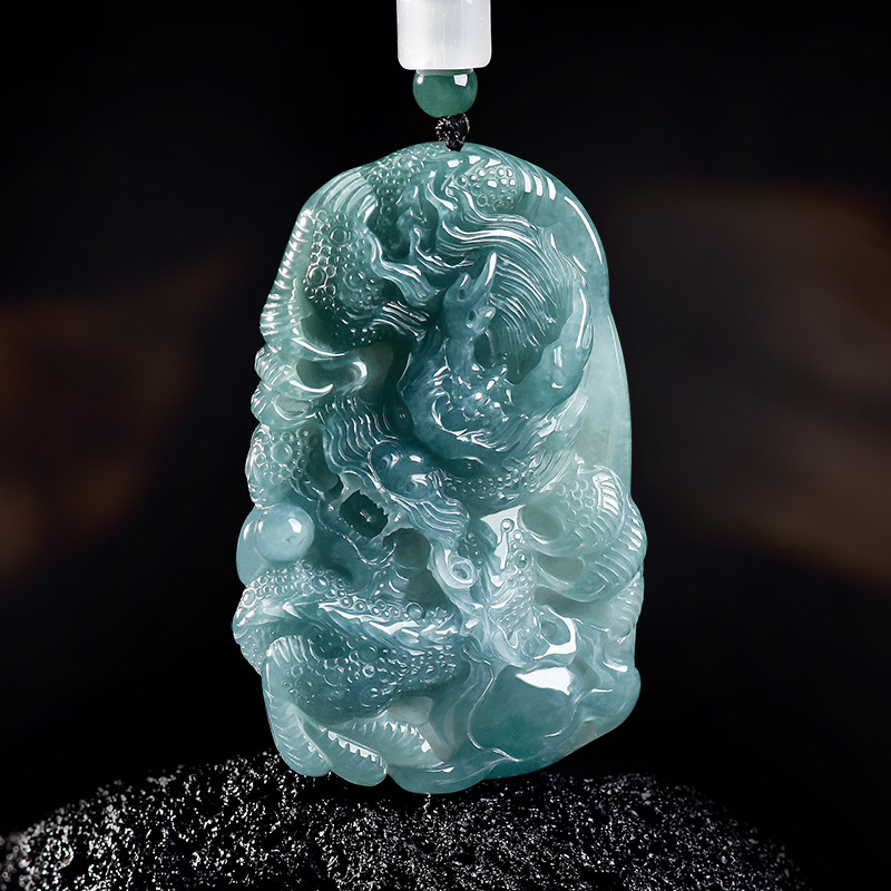 Natural Burmese Jadeite Dragon - Jewelry & Watches Store review and price