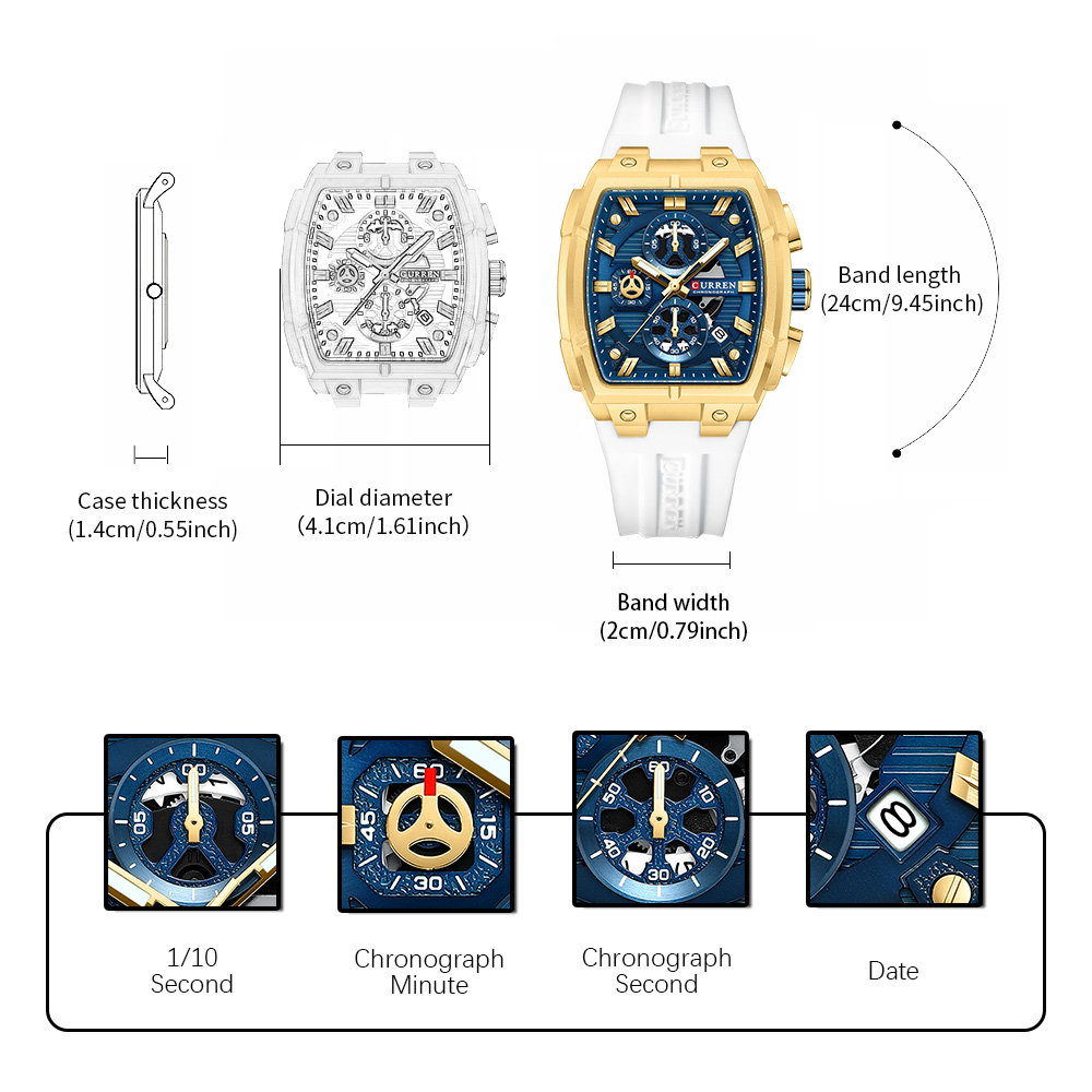 CURREN Luxury Vintage Watch fo - Jewelry Style Watches review and price