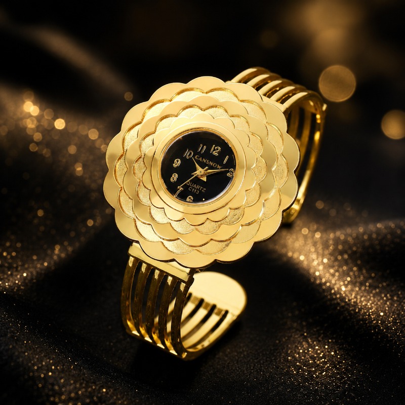 Elegant Women's Flower Quartz  - Unique Jewelry Watches review and price