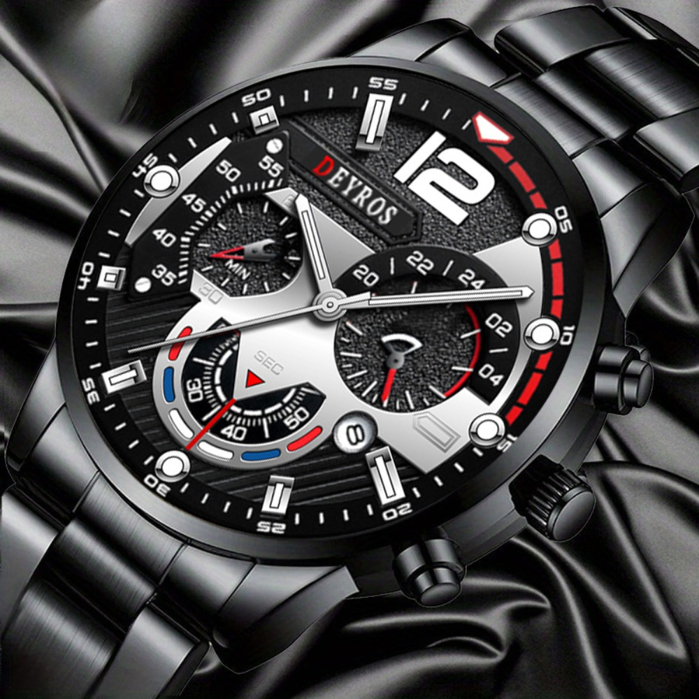 3pcs/set Fashion Men's Watch B - Best Jewelry Watches For Men review and price