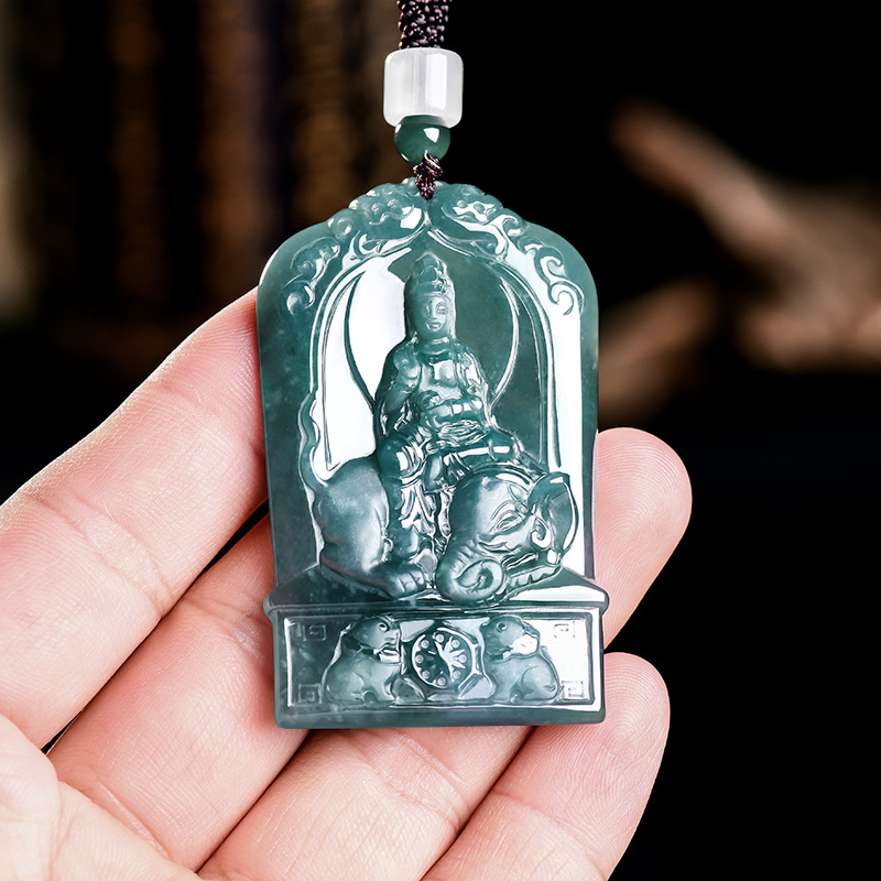 Natural Burmese Jadeite Guanyi - Jewelry & Watches Store review and price