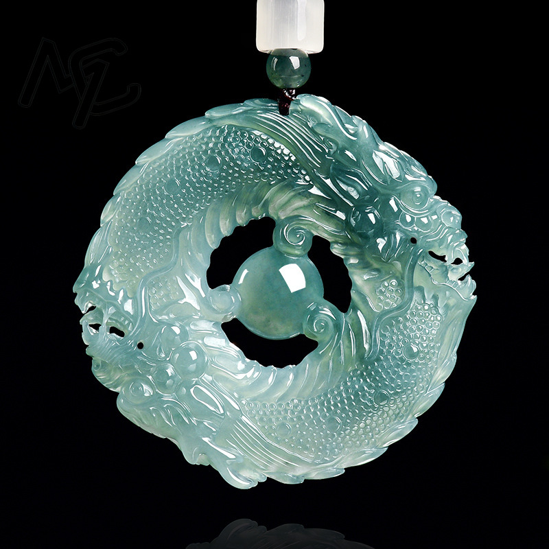 Natural Real Emerald Blue Wate - Jewelry & Watches Store review and price