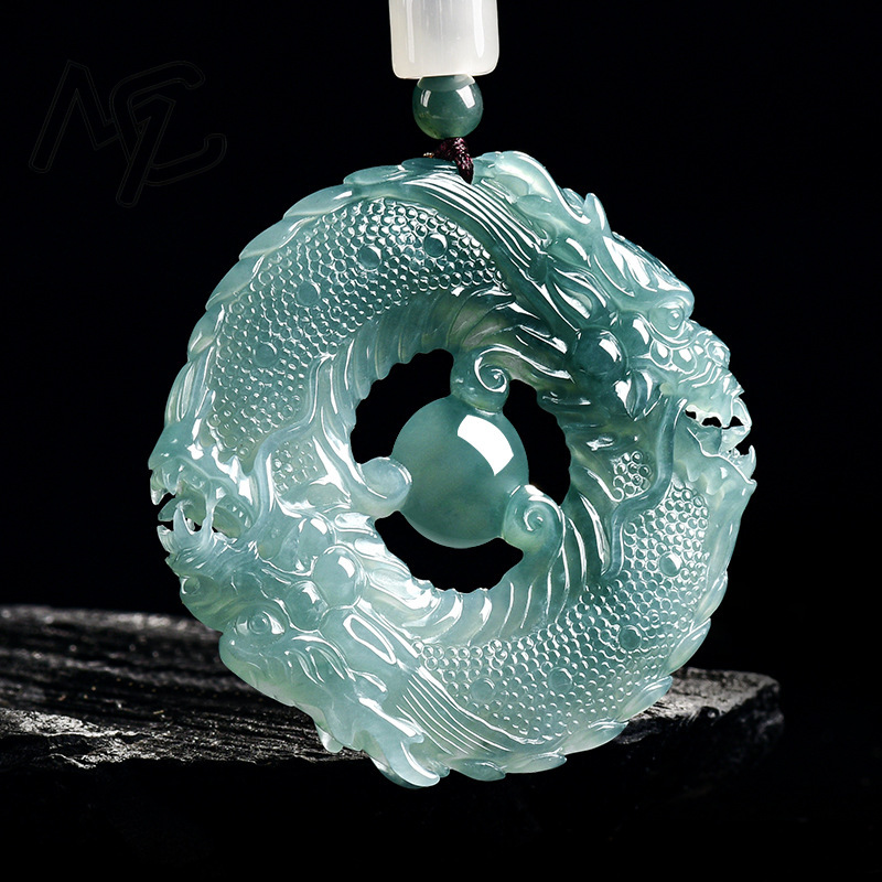 Natural Real Emerald Blue Wate - Jewelry & Watches Store review and price