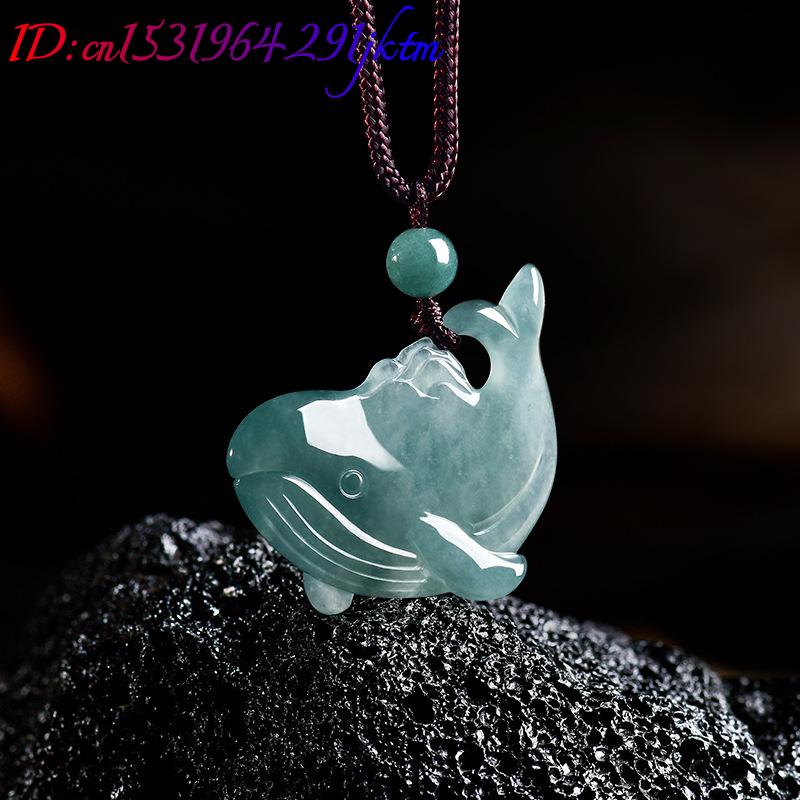 Natural Burmese Jadeite Whale  - Jewelry & Watches Store review and price