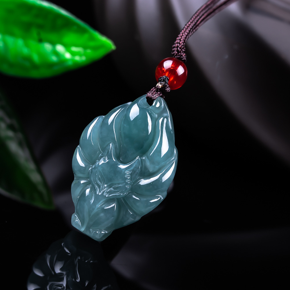 Natural Burmese Jadeite Fox Pe - Jewelry & Watches Store review and price