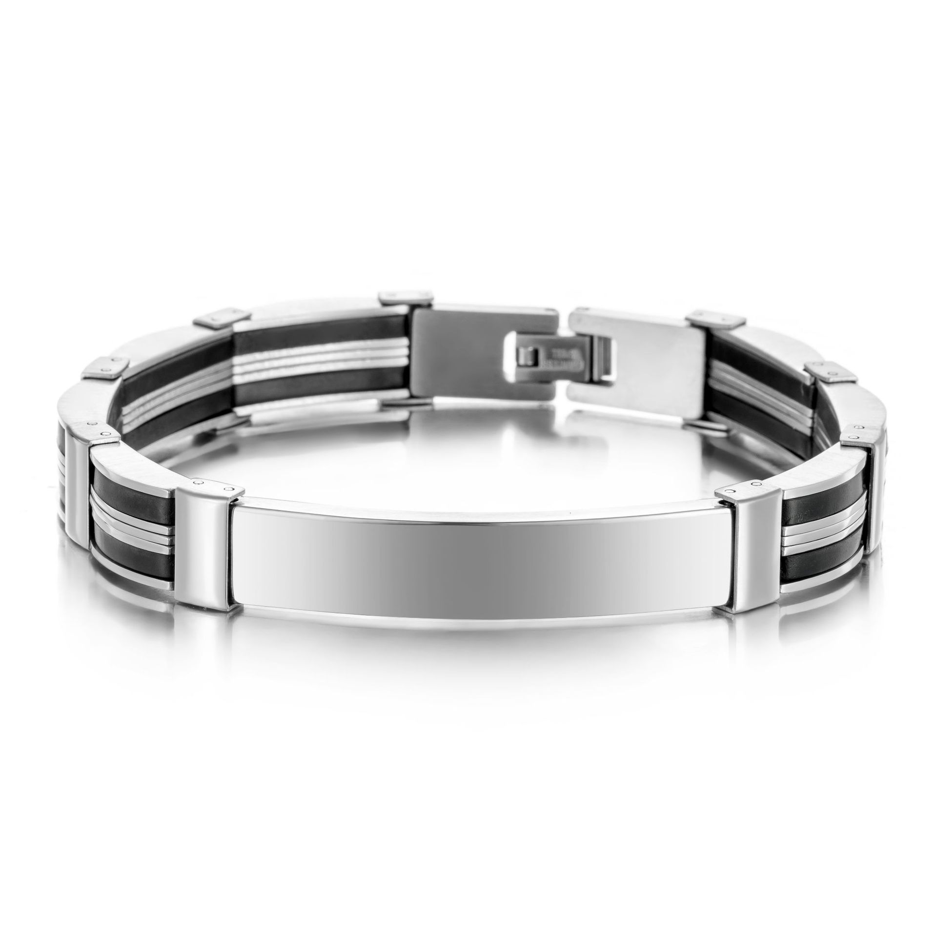 Punk Custom TEXT Name Men Stai - Jewelry Watches Men review and price