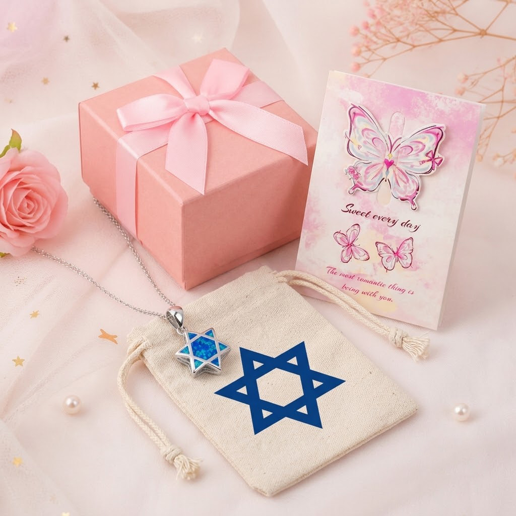 Star of David Opal Pendant Nec - Jewelry & Watches Store review and price