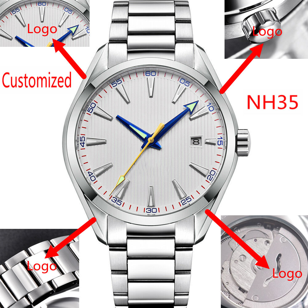 Custom Logo 41mm Men Miyota/NH - Jewelry Style Watches review and price