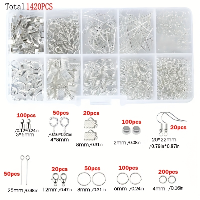 1420pcs 1box Jewelry Findings  - Jewelry Repair & Watches Photos review and price