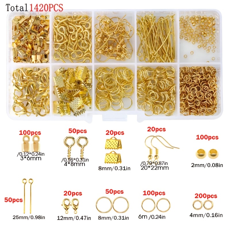 1420pcs 1box Jewelry Findings  - Jewelry Repair & Watches Photos review and price