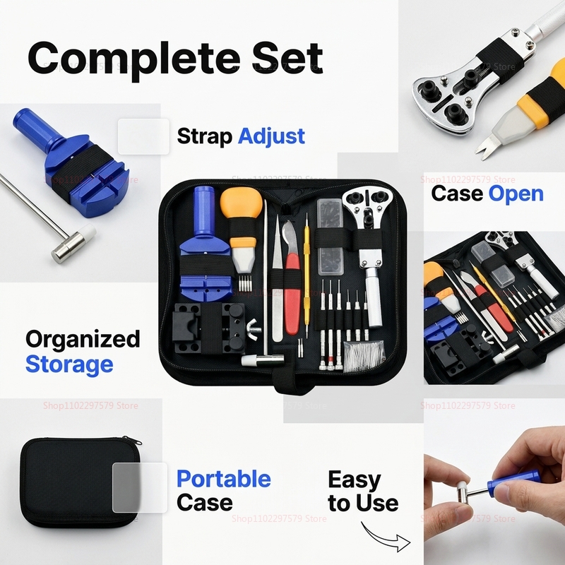 147pcs Watch Repair Tools Kit  - Jewelry Watches Brands review and price