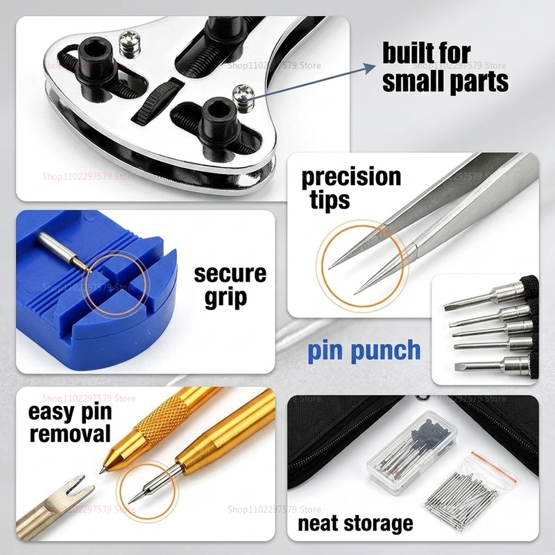 147pcs Watch Repair Tools Kit  - Jewelry Watches Brands review and price